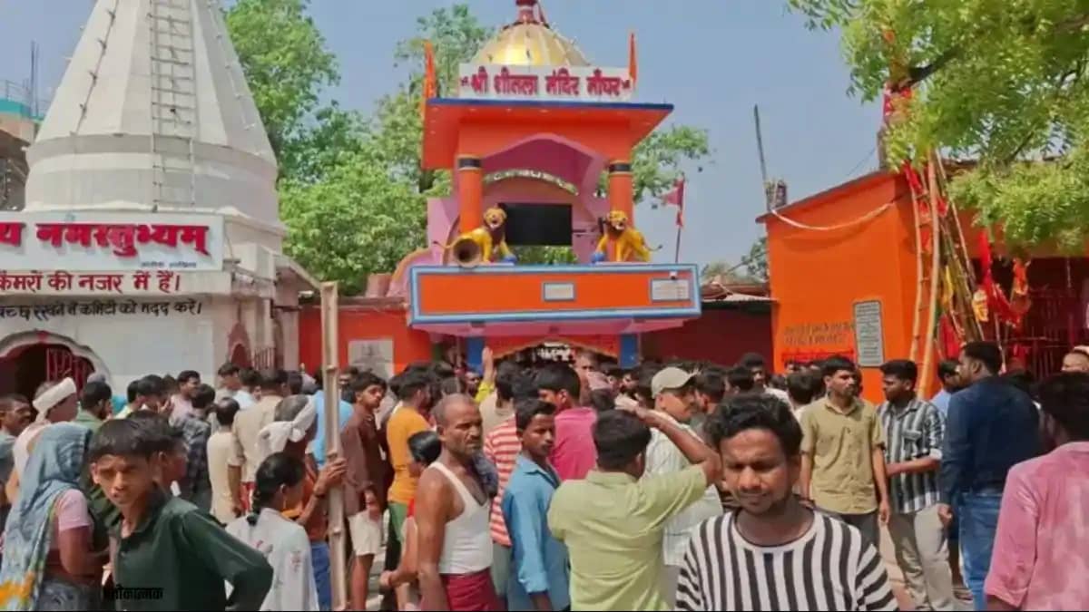 Sheetla Mata Temple stampede Sheetla Mata Temple stampede