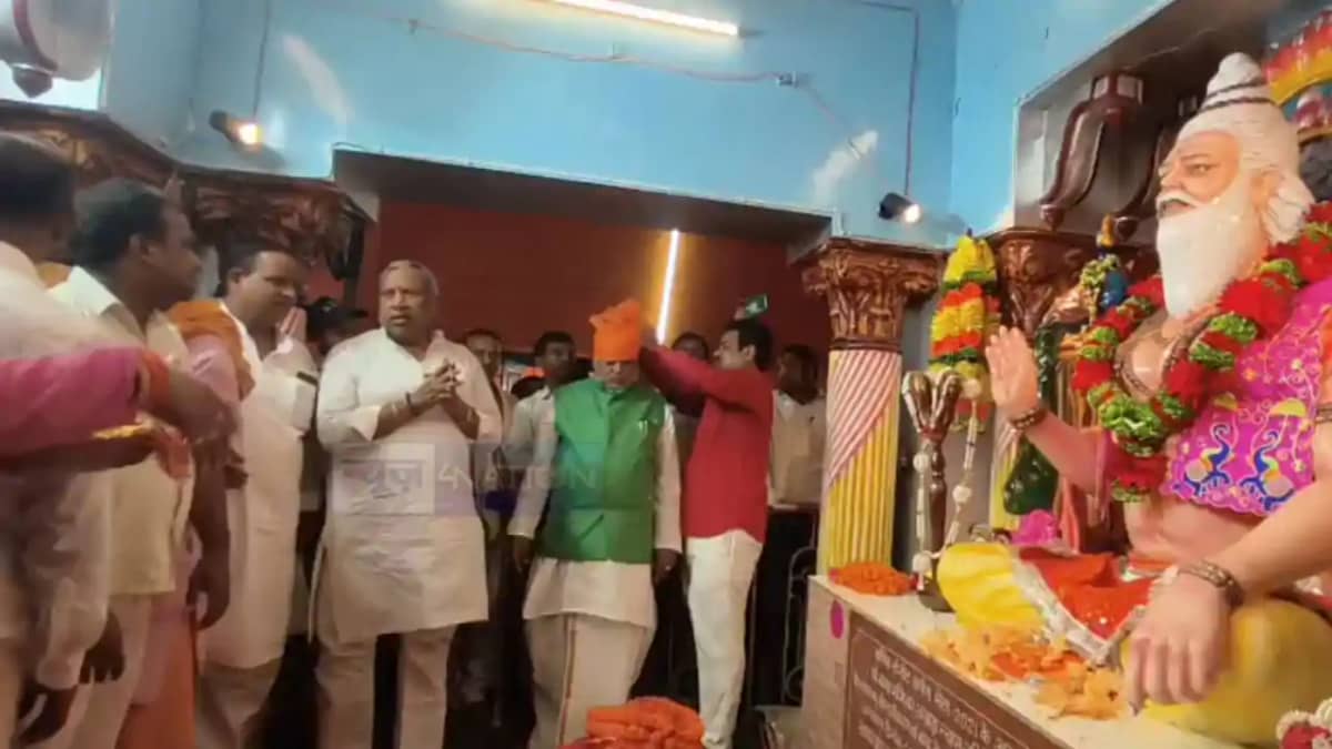Bihar Minister Shravan Kumar Offers Prayers Targets Oppositi Bihar Minister Shravan Kumar Offers Prayers Targets Oppositi