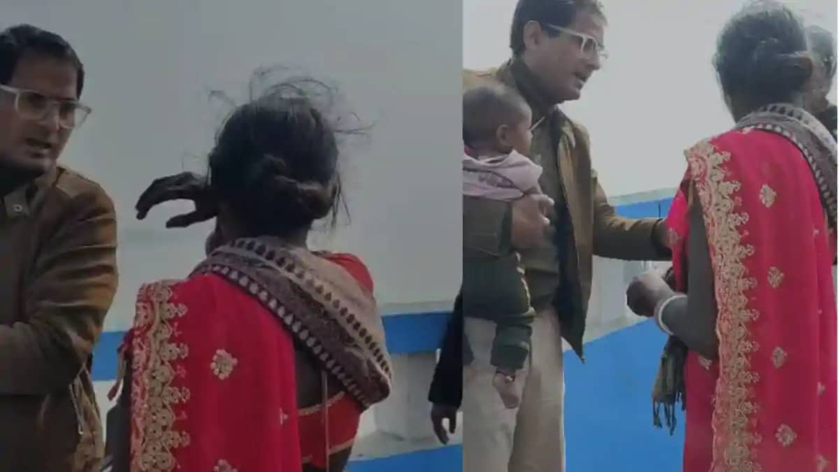 Pulled Back from Death Bihar Police Save Child at Vikramshil Pulled Back from Death Bihar Police Save Child at Vikramshil