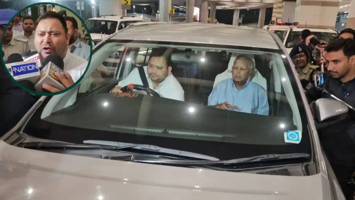 'BJP से हाथ मिलाते तो राजा हरिश्चंद्र कहलाते': पटना पहुंचते 'BJP से हाथ मिलाते तो राजा हरिश्चंद्र कहलाते': पटना पहुंचते