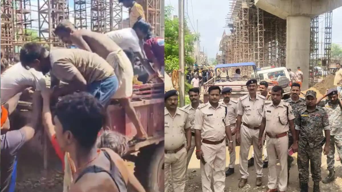 Khagaria Liquor Laden Tractor Triggers Loot Police Seize It Khagaria Liquor Laden Tractor Triggers Loot Police Seize It