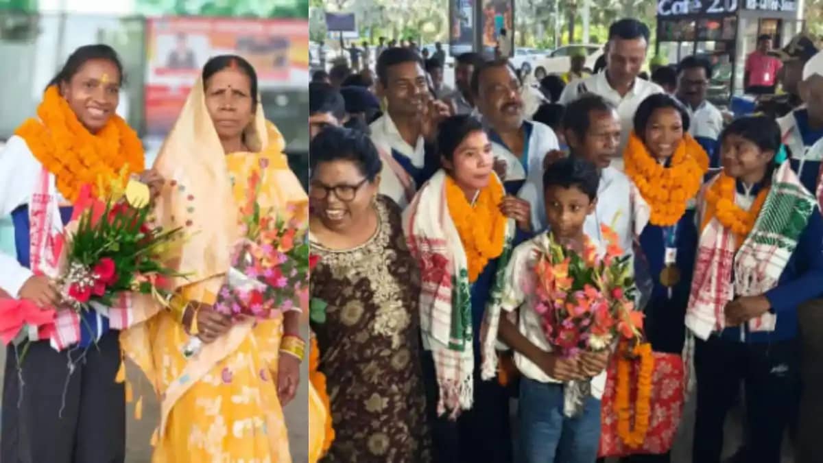 एशियन गेम्स 2026 में इतिहास रचकर रांची लौटीं झारखंड की 4 बेट एशियन गेम्स 2026 में इतिहास रचकर रांची लौटीं झारखंड की 4 बेट
