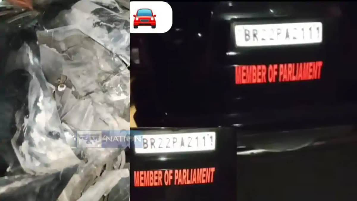 MP SUV Hits Bike One Dead Another Fights for Life MP SUV Hits Bike One Dead Another Fights for Life
