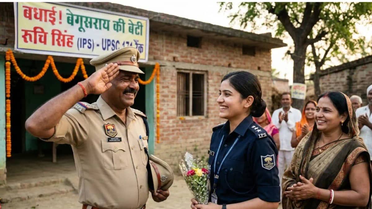 Begusarai ruchi singh daughter of police inspector cracks up Begusarai ruchi singh daughter of police inspector cracks up