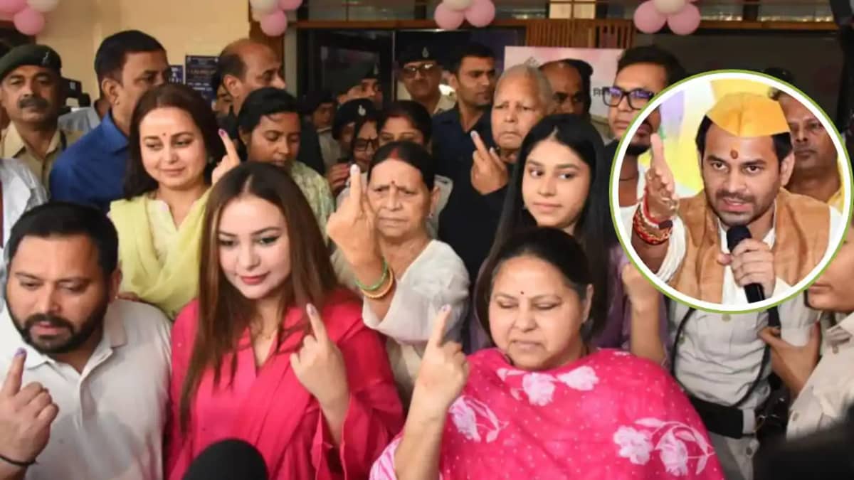 Polling day Rabri s emotional appeal Polling day Rabri s emotional appeal
