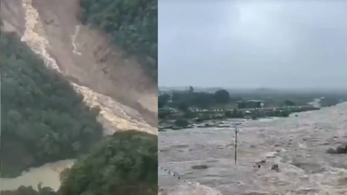 Flood Fury Across India Sikkim Landslide Bihar UP Hit Hard Flood Fury Across India Sikkim Landslide Bihar UP Hit Hard