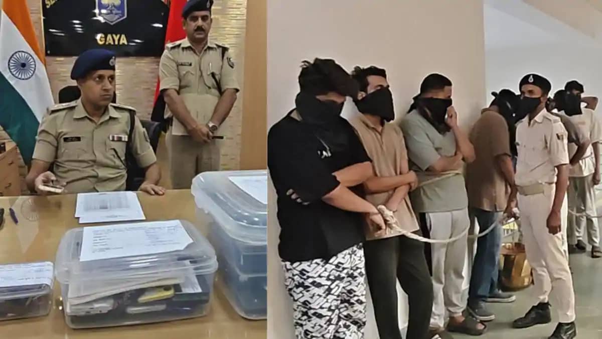 गयाजी में साइबर ठगी का बड़ा पर्दाफाश: कोलकाता के 9 शातिर गिर गयाजी में साइबर ठगी का बड़ा पर्दाफाश: कोलकाता के 9 शातिर गिर