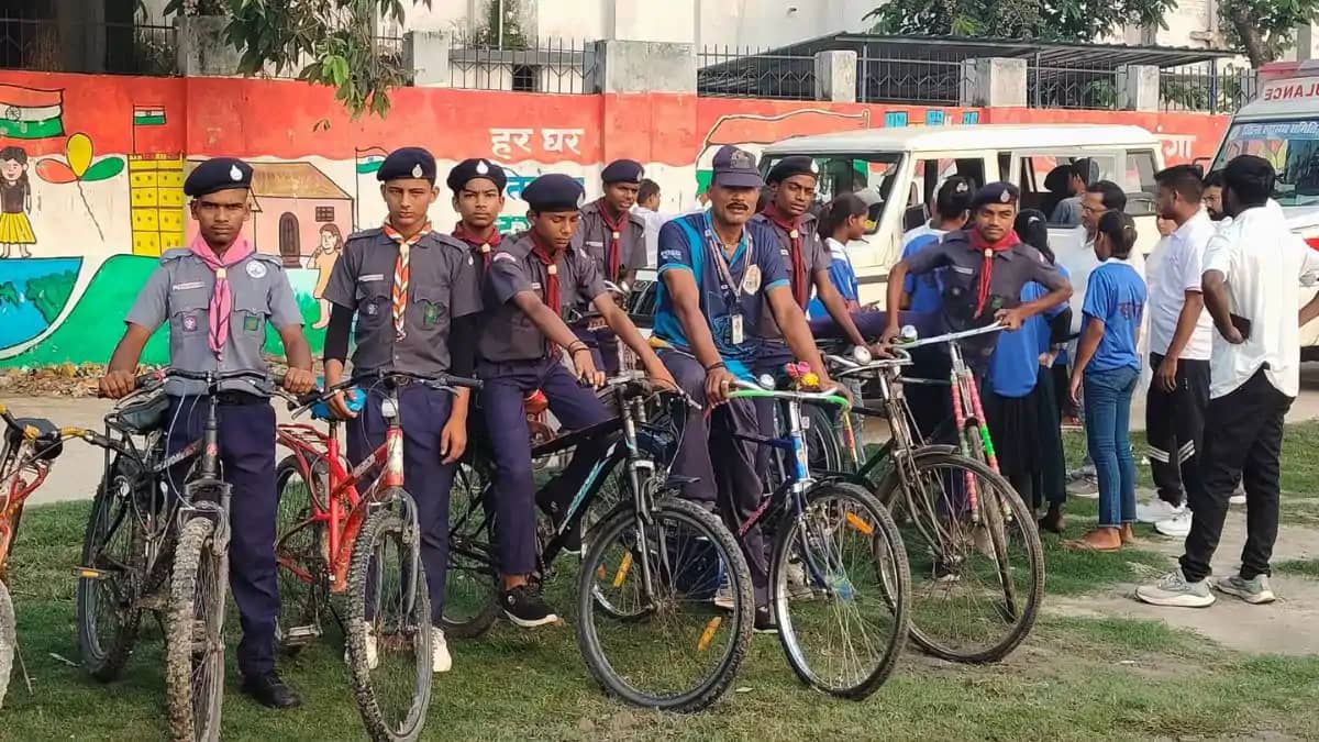 विश्व साइकिल दिवस पर सुपौल में निकली जागरूकता रैली, भारत स्क विश्व साइकिल दिवस पर सुपौल में निकली जागरूकता रैली, भारत स्क
