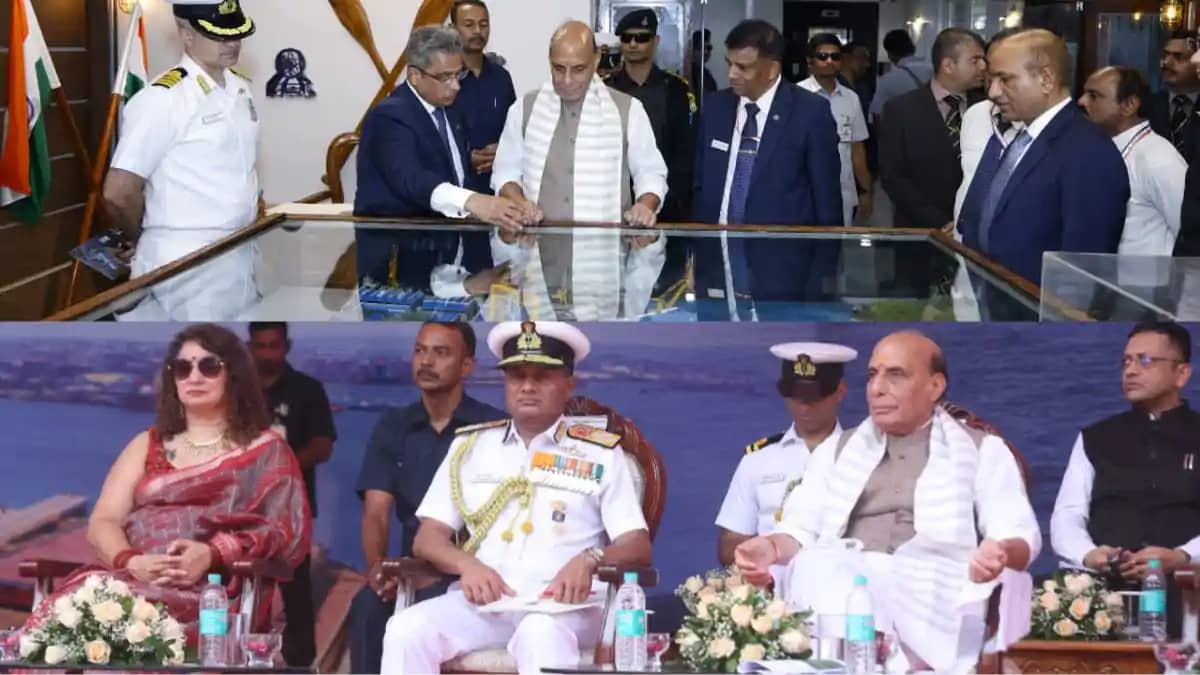 समुद्री शक्ति के विस्तार का शंखनाद: राजनाथ सिंह ने लॉन्च किय समुद्री शक्ति के विस्तार का शंखनाद: राजनाथ सिंह ने लॉन्च किय