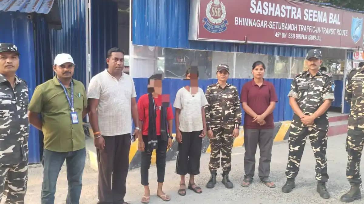 एसएसबी ने मानव तस्करी के प्रयास को किया विफल, नेपाल से भारत एसएसबी ने मानव तस्करी के प्रयास को किया विफल, नेपाल से भारत