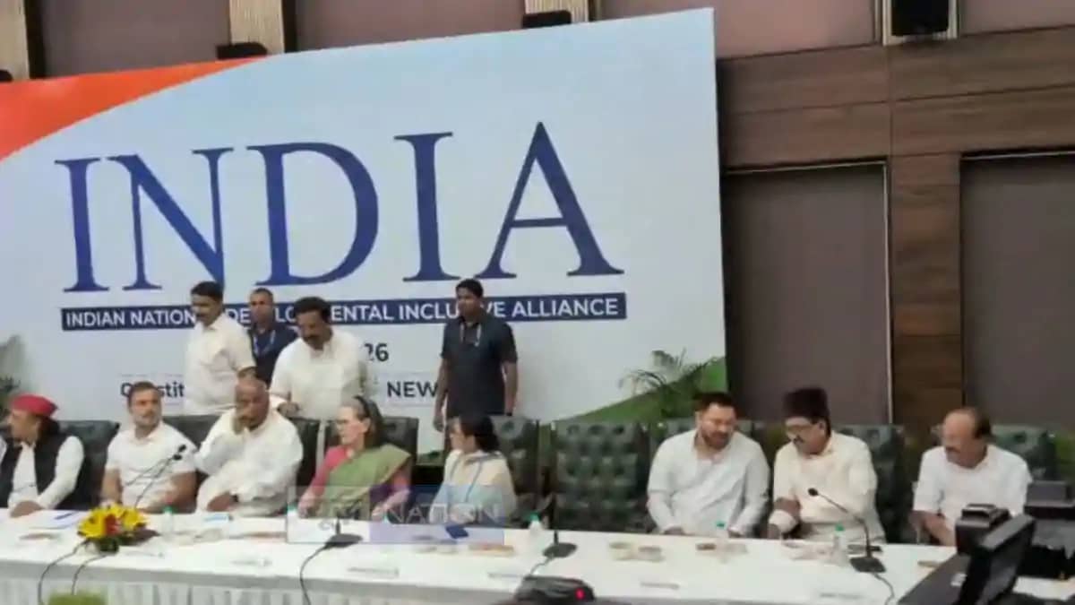 INDIA Bloc Meet Sees 23 Parties Unite Ahead of Key Battles T INDIA Bloc Meet Sees 23 Parties Unite Ahead of Key Battles T