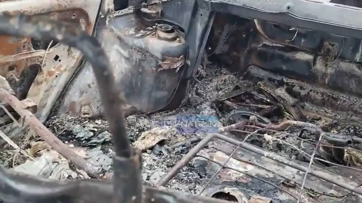 Gaya Highway Horror Two Burn Alive After Car Truck Crash Gaya Highway Horror Two Burn Alive After Car Truck Crash