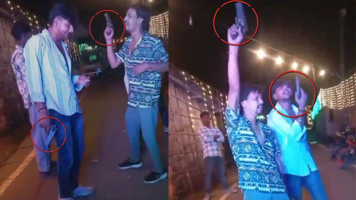 Darbhanga Wedding Pistol Dance Viral Video grabs Darbhanga Wedding Pistol Dance Viral Video grabs
