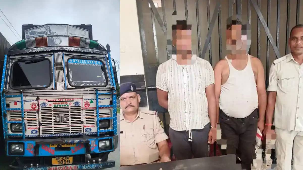 अवैध खनन और परिवहन पर पुलिस का बड़ा हथौड़ा: 4 ट्रक और 2 ट्रै अवैध खनन और परिवहन पर पुलिस का बड़ा हथौड़ा: 4 ट्रक और 2 ट्रै