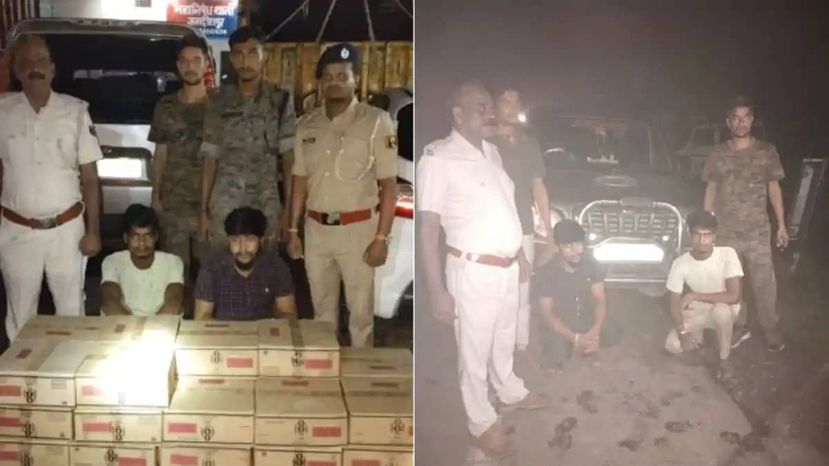 भोजपुर में मद्यनिषेध विभाग की बड़ी कार्रवाई: स्कॉर्पियो से 3 भोजपुर में मद्यनिषेध विभाग की बड़ी कार्रवाई: स्कॉर्पियो से 3