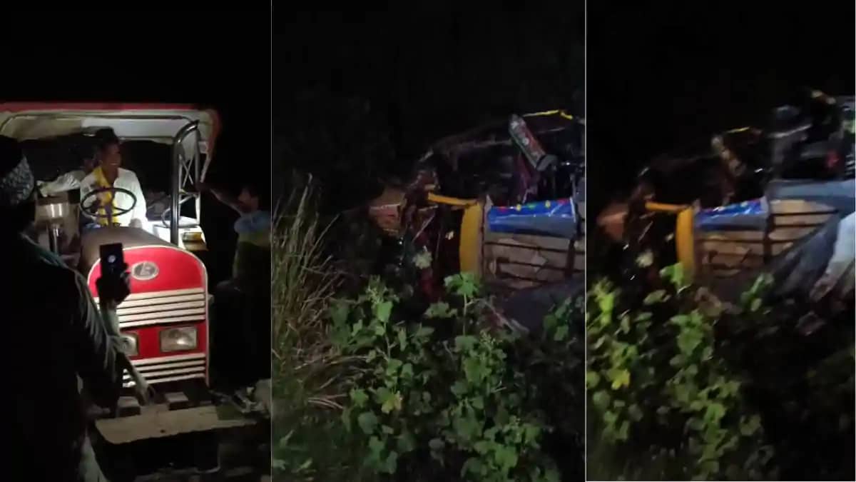 Bihar Road Accident : भागलपुर में टेंपो और ट्रैक्टर के बीच ह Bihar Road Accident : भागलपुर में टेंपो और ट्रैक्टर के बीच ह