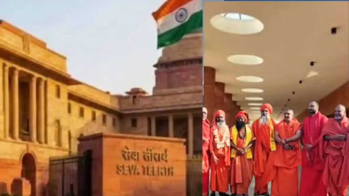 Delhi Politics Takes a Satirical Turn Over Saints Protest Delhi Politics Takes a Satirical Turn Over Saints Protest