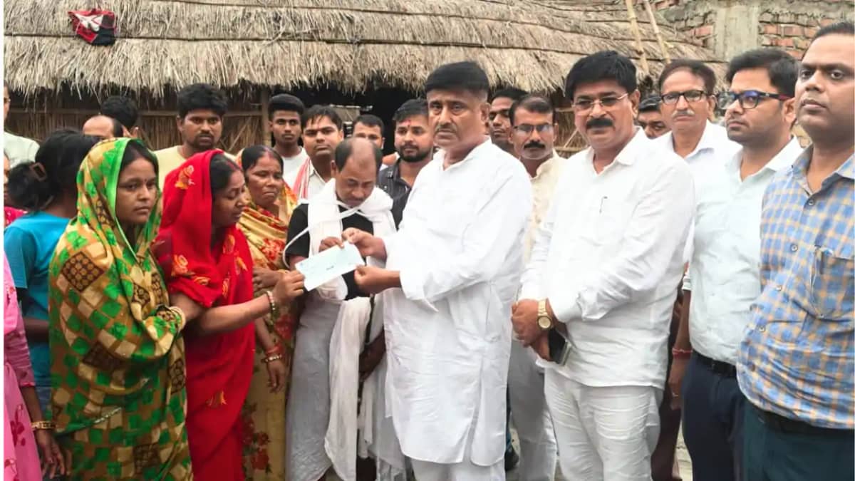 Bihar News : कांटी एनटीपीसी डैम हादसा, विधायक अजीत कुमार ने Bihar News : कांटी एनटीपीसी डैम हादसा, विधायक अजीत कुमार ने
