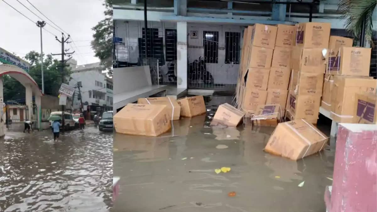 आधे घंटे की बारिश में डूबा सीतामढ़ी शहर : अपने कार्यालय तक क आधे घंटे की बारिश में डूबा सीतामढ़ी शहर : अपने कार्यालय तक क