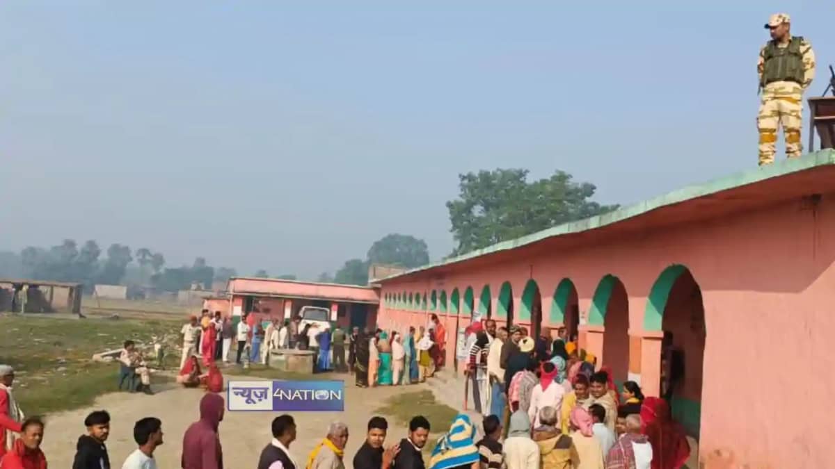 Bihar Election Phase 2 Turnout vote percentage Bihar Election Phase 2 Turnout vote percentage