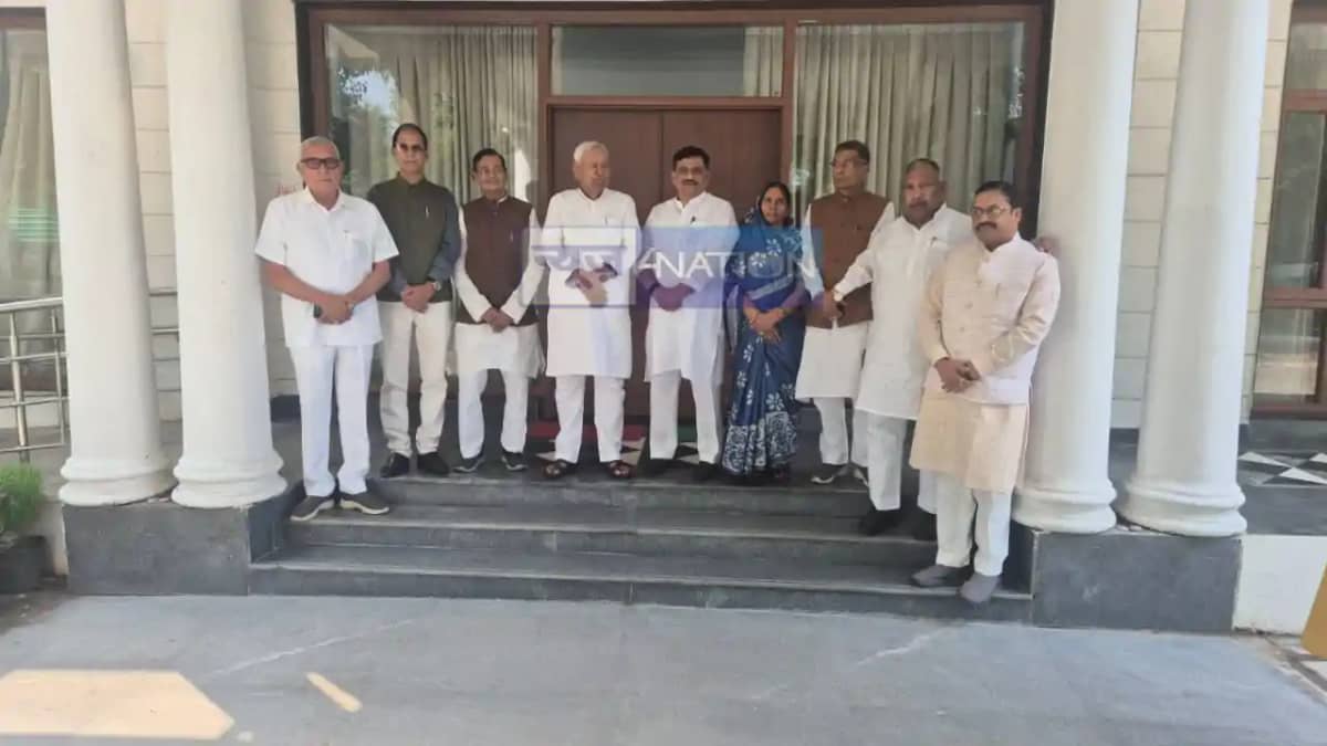 JDU MPs Meet in Delhi Nitish Kumar Hosts Key Meeting Sanjay JDU MPs Meet in Delhi Nitish Kumar Hosts Key Meeting Sanjay