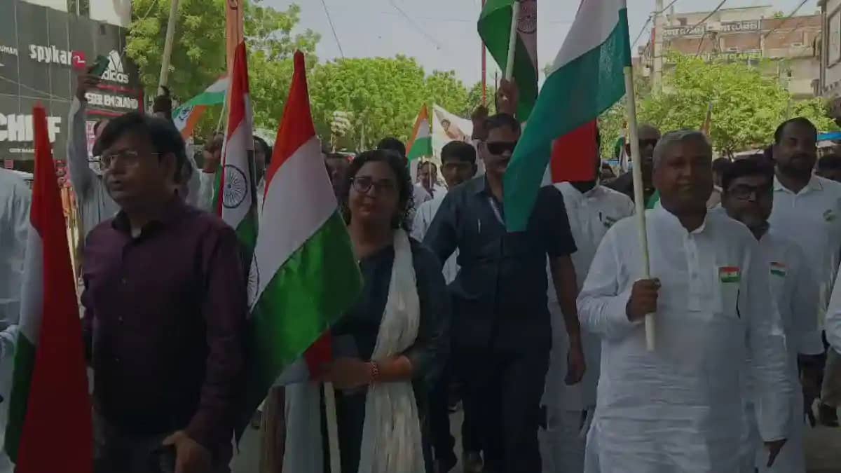 Tiranga Yatra in Nawada Tiranga Yatra in Nawada