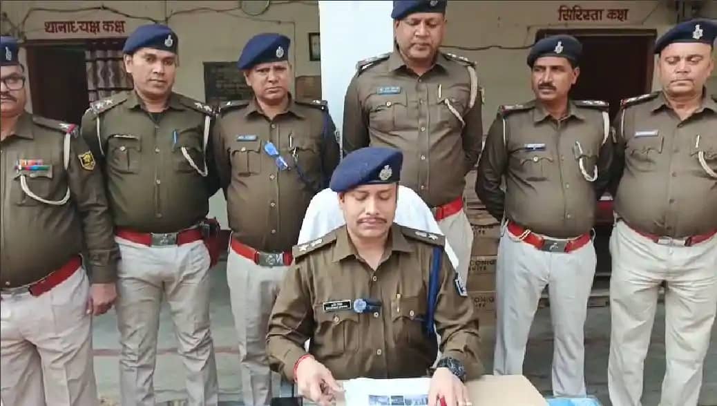 नए साल के जश्न मनाने की तैयारी को पुलिस ने किया फेल, भूसे की नए साल के जश्न मनाने की तैयारी को पुलिस ने किया फेल, भूसे की