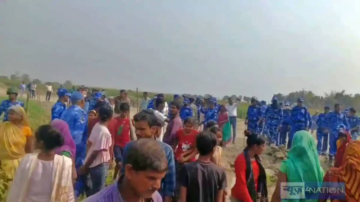 PURNIA AIRPORT NEWS - बिना मुआवजा राशि दिए किसानों का जमीन ल PURNIA AIRPORT NEWS - बिना मुआवजा राशि दिए किसानों का जमीन ल