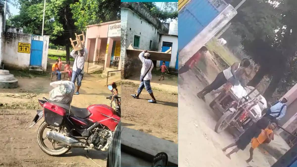 शर्मनाक! बच्चों के निवाले पर हेडमास्टर ने मारा डाका, स्कूल क शर्मनाक! बच्चों के निवाले पर हेडमास्टर ने मारा डाका, स्कूल क