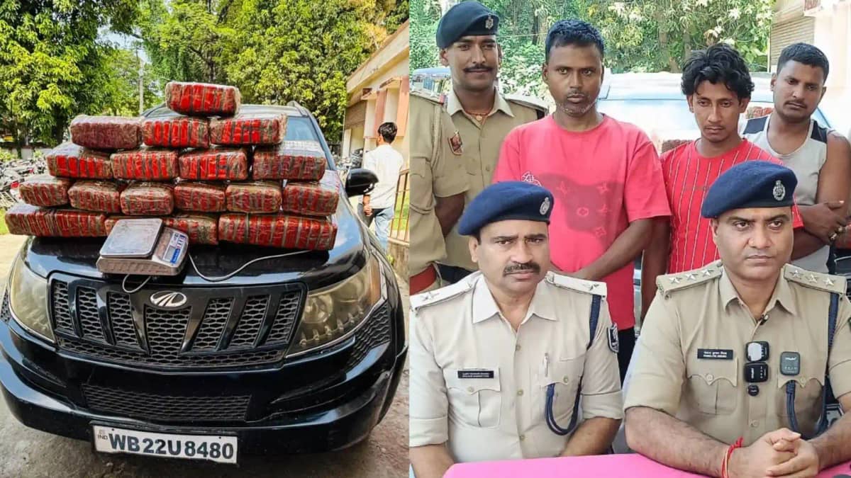 motihari-police-ganja-seizure-luxury-car-harsiddhi motihari-police-ganja-seizure-luxury-car-harsiddhi