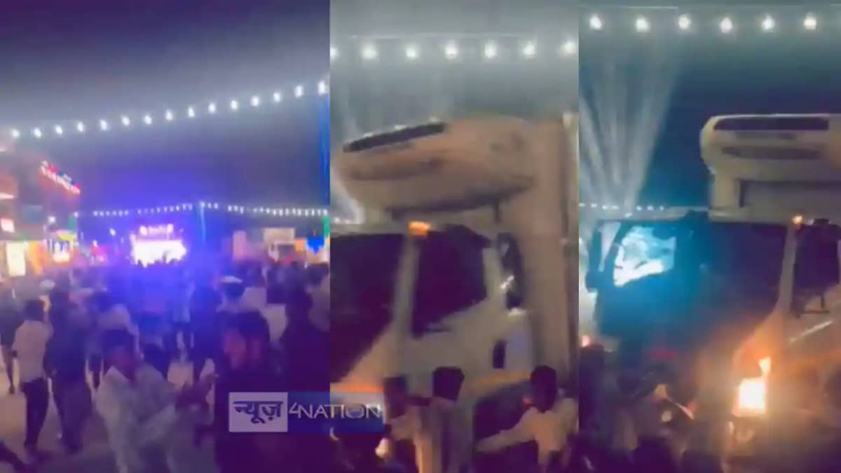 ट्रक ने श्रद्धालुओं को रौंदा ट्रक ने श्रद्धालुओं को रौंदा