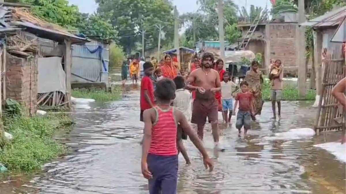 भागलपुर के गोपालपुर में बाढ़ का तांडव: वीरनगर गांव के 250 पर भागलपुर के गोपालपुर में बाढ़ का तांडव: वीरनगर गांव के 250 पर