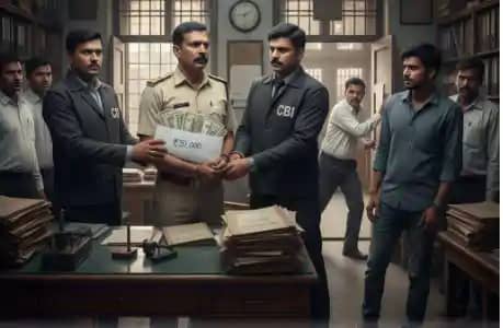 कागज आगे बढ़ाने के लिए मांगी 'कीमत': CBI के जाल में फंसा घूसख कागज आगे बढ़ाने के लिए मांगी 'कीमत': CBI के जाल में फंसा घूसख
