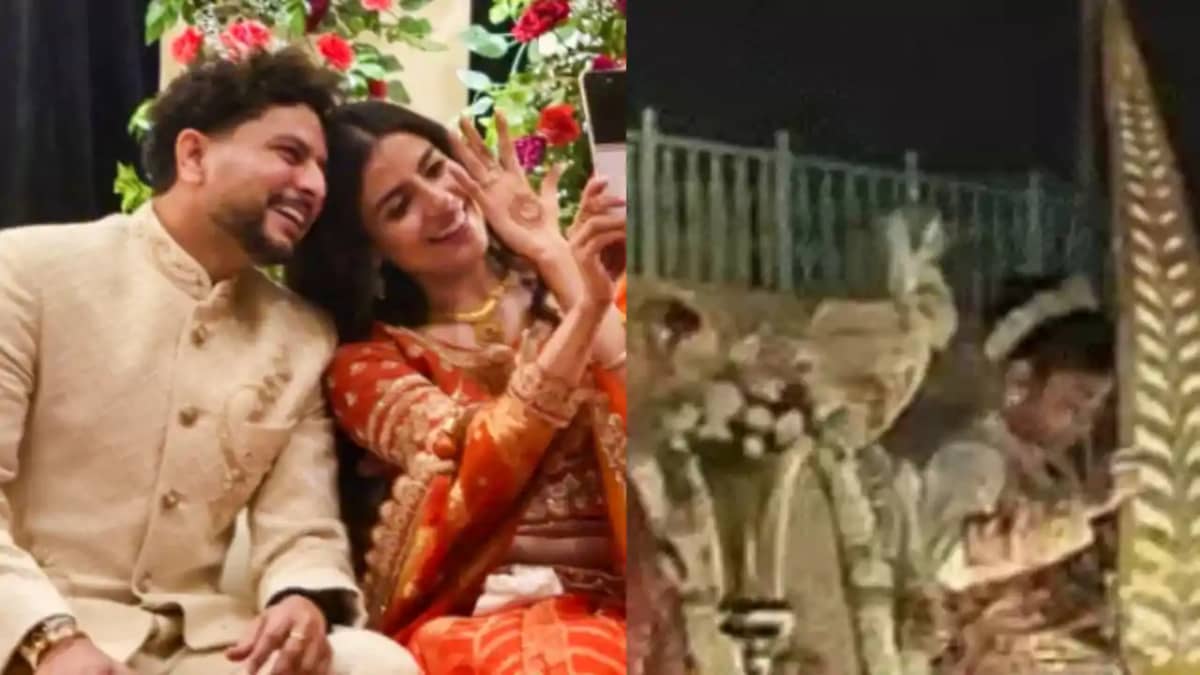 कुलदीप यादव ने वंशिका संग लिए सात फेरे कुलदीप यादव ने वंशिका संग लिए सात फेरे