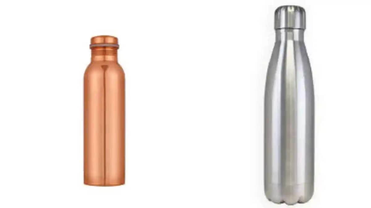 Copper or stainless steel bottle which is safer Copper or stainless steel bottle which is safer