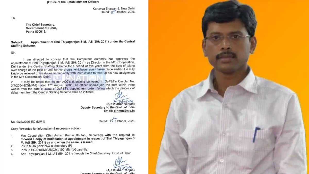 IAS Thiyagarajan S.M. Appointed Director in Ministry of Coop IAS Thiyagarajan S.M. Appointed Director in Ministry of Coop