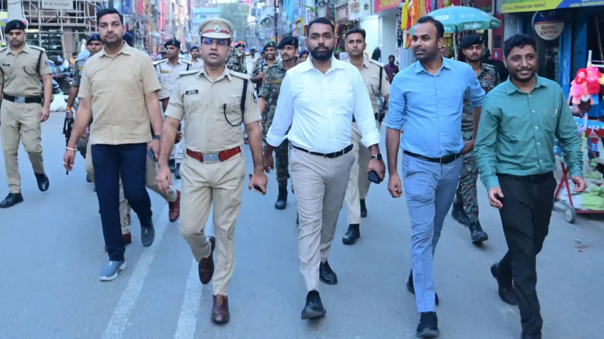 Motihari flag march by DM SP Motihari flag march by DM SP