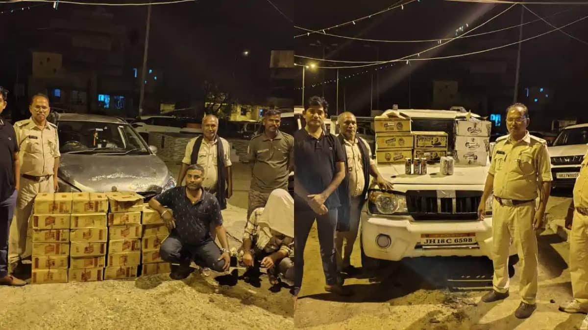 Nawada Liquor Seized Nawada Liquor Seized