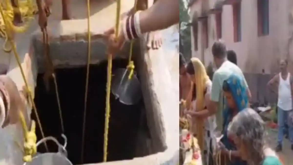 Mystery Well in Jamui Draws Thousands Seeking Skin Disease C Mystery Well in Jamui Draws Thousands Seeking Skin Disease C