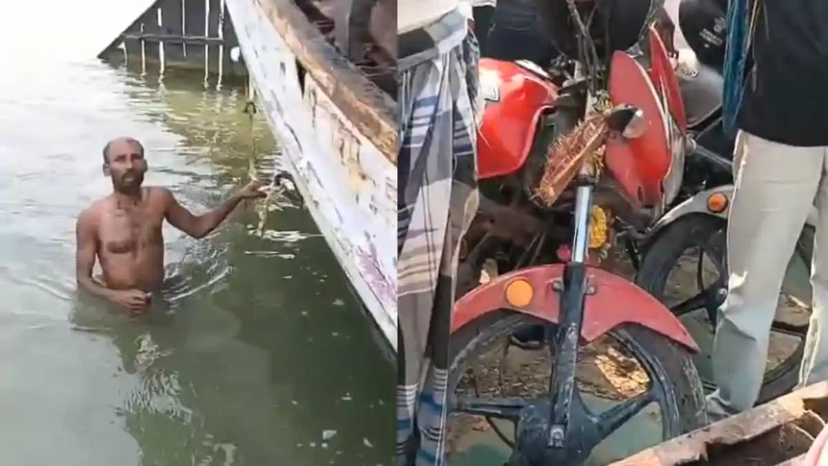 Bihar News : बीच गंगा में जवाब दे गया नाव का इंजन, मची चीख-प Bihar News : बीच गंगा में जवाब दे गया नाव का इंजन, मची चीख-प