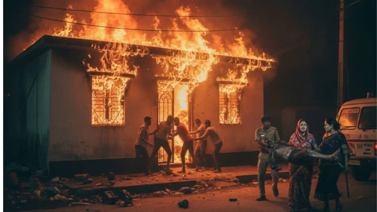 पत्नी ने पति को घर में बंद करके लगाई आग, बुरी तरह झुलसा सरका पत्नी ने पति को घर में बंद करके लगाई आग, बुरी तरह झुलसा सरका