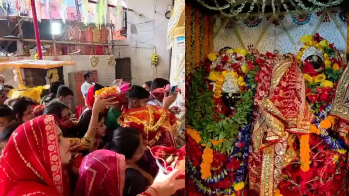आरा के प्रसिद्ध शक्तिपीठ मां अरण्य देवी मंदिर में उमड़ी भारी आरा के प्रसिद्ध शक्तिपीठ मां अरण्य देवी मंदिर में उमड़ी भारी
