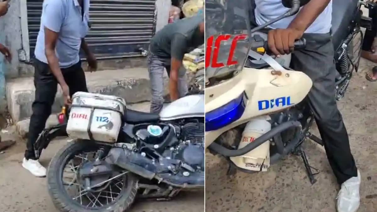 शराब के नशे में धुत मिले डायल-112 के दो पुलिसकर्मी, एसपी ने शराब के नशे में धुत मिले डायल-112 के दो पुलिसकर्मी, एसपी ने