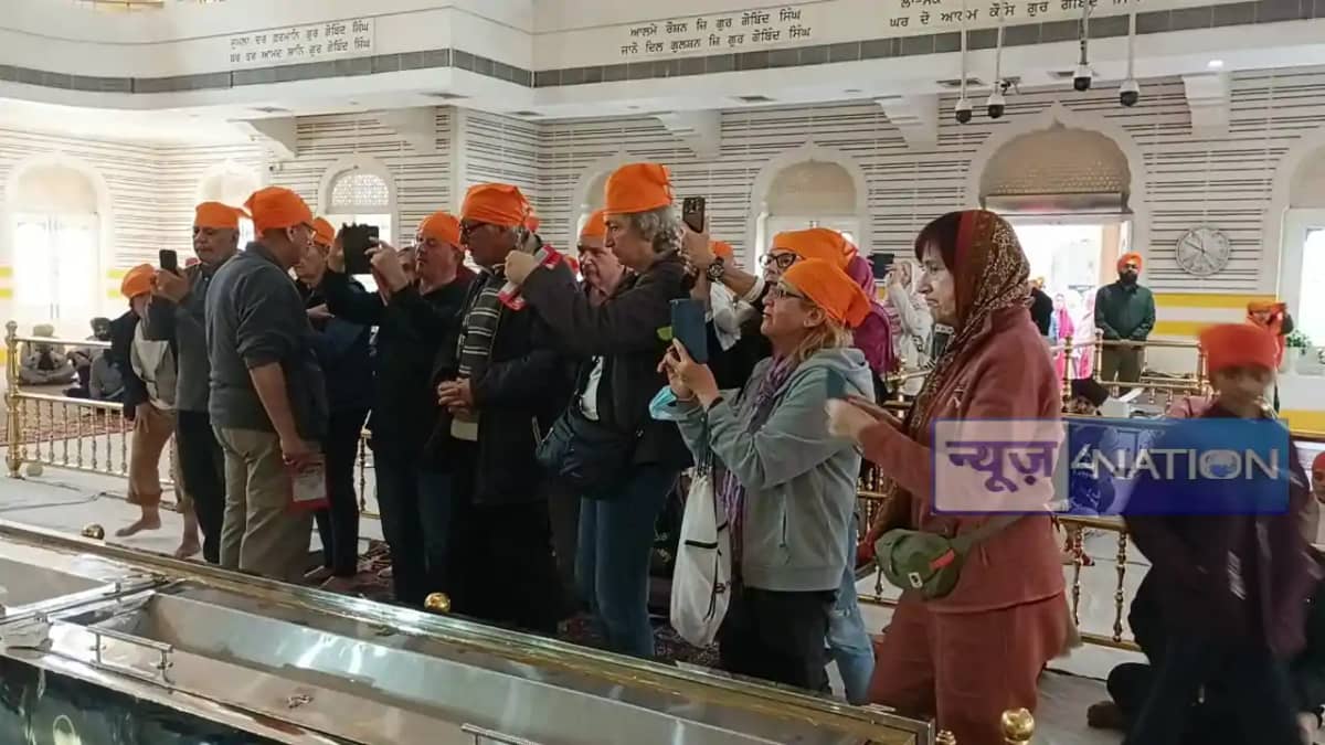 Patna Sahib: पटना साहिब में लगा ग्रीक सैलानियों का जमावड़ा! Patna Sahib: पटना साहिब में लगा ग्रीक सैलानियों का जमावड़ा!