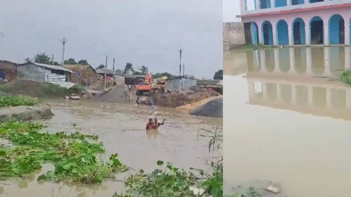 Kosi Flood Fury Cuts Off Villages in Darbhanga Administratio Kosi Flood Fury Cuts Off Villages in Darbhanga Administratio