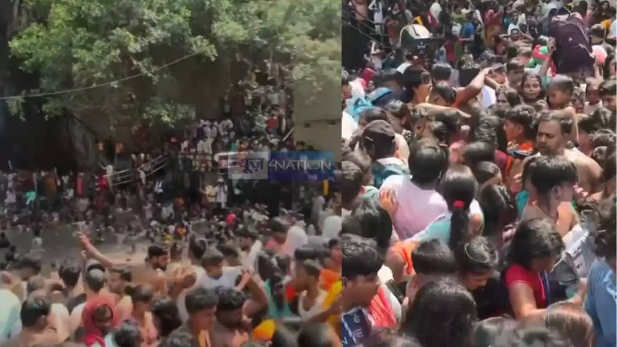 Bihar Kakolat Waterfall: ककोलत जलप्रपात पर बेकाबू भीड़, हादस Bihar Kakolat Waterfall: ककोलत जलप्रपात पर बेकाबू भीड़, हादस
