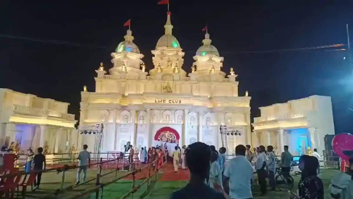 Vatican City Themed Pandal Vatican City Themed Pandal