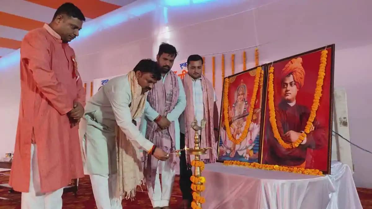 अभाविप का प्रांत अभ्यास वर्ग शुरू: भारत माता के पूजन के साथ अभाविप का प्रांत अभ्यास वर्ग शुरू: भारत माता के पूजन के साथ