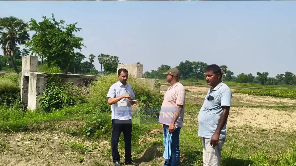Motihari MGNREGA Bridge Scam Motihari MGNREGA Bridge Scam
