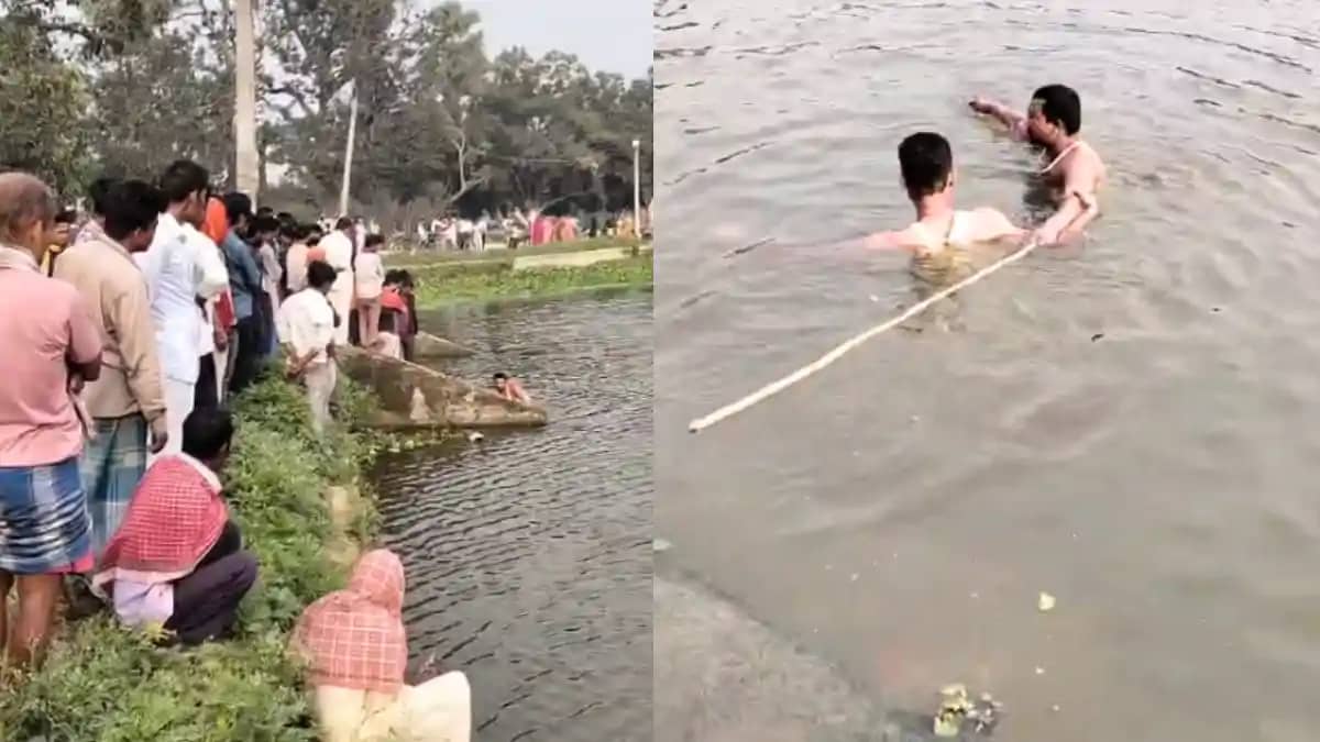 Bihar News : दरभंगा में तालाब में डूबने से पति और पत्नी की ह Bihar News : दरभंगा में तालाब में डूबने से पति और पत्नी की ह